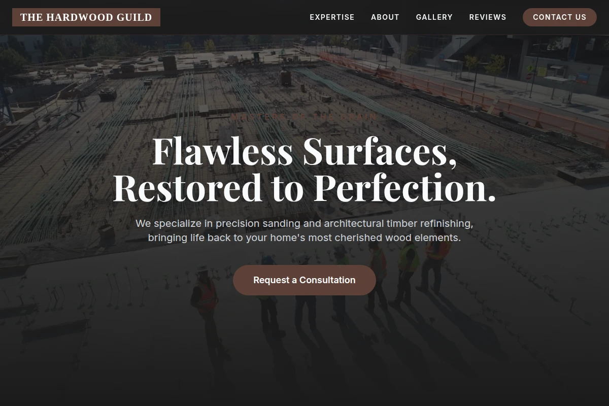 Sanding Construction